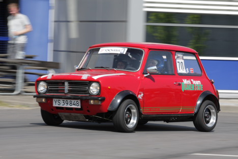 Leon Spiegelhauer og Jytte Spiegelhauer i Clubmann 1275 GT.
(Foto: Motorsporten.dk)